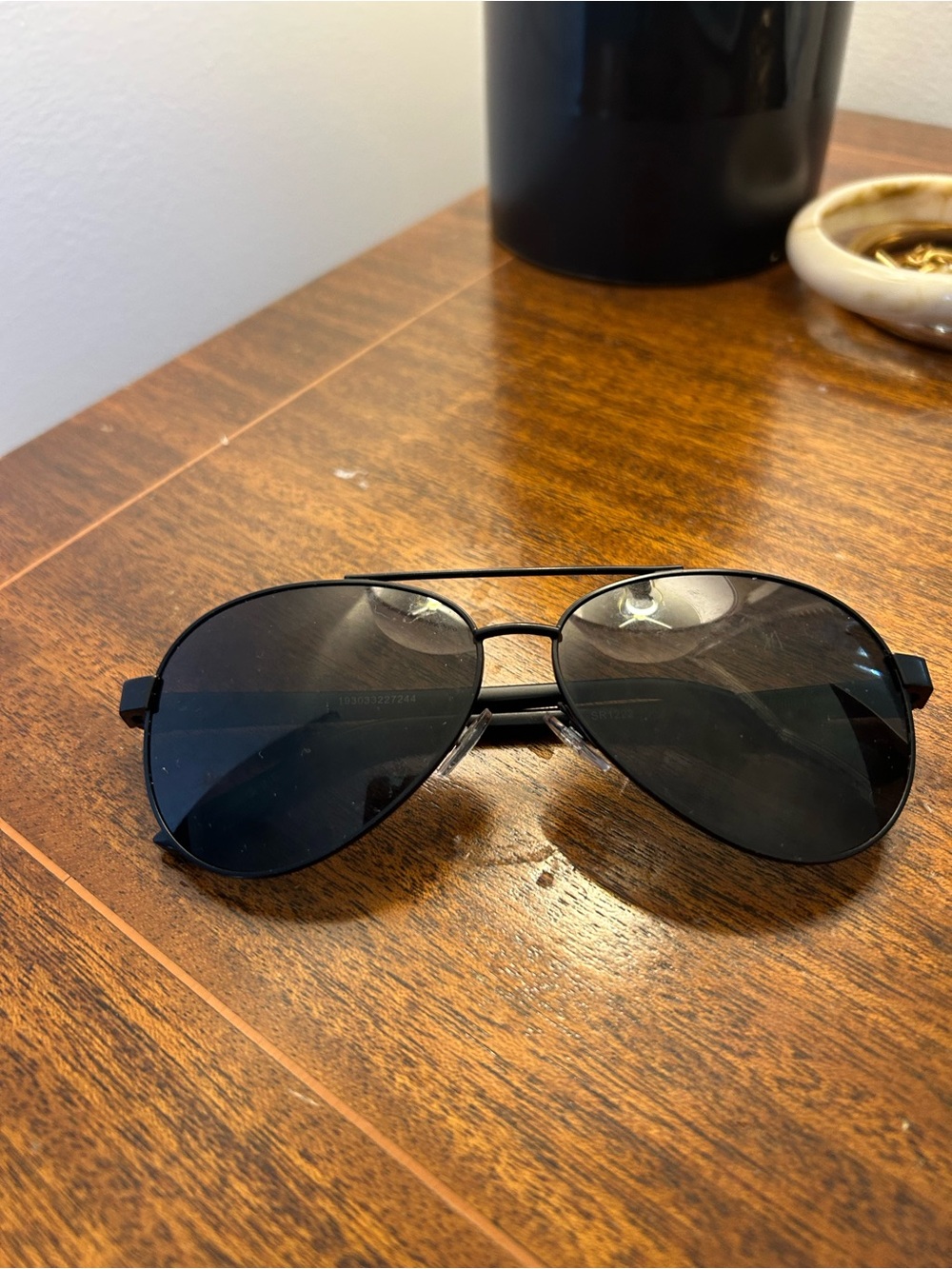 Classic Aviator Sunglasses in Black